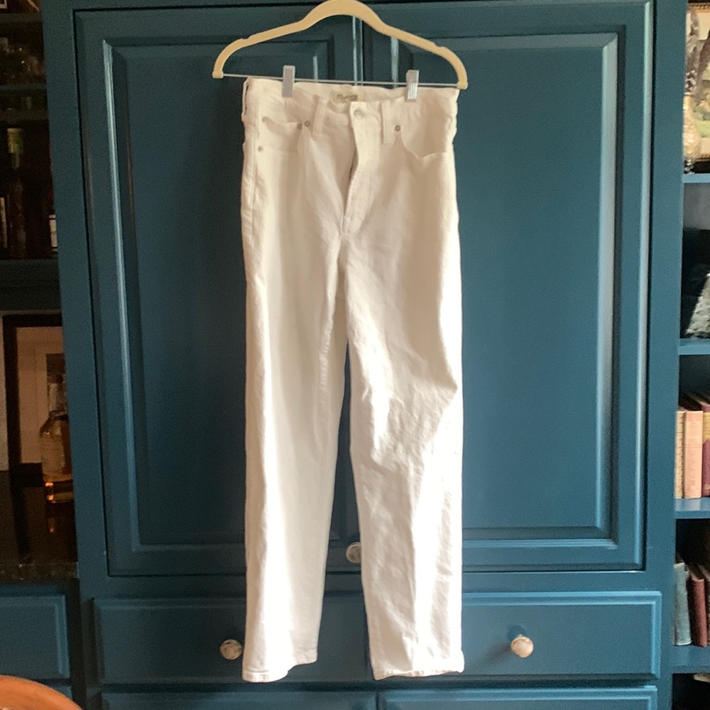 Madewell perfect vintage white jeans size 27 worn once